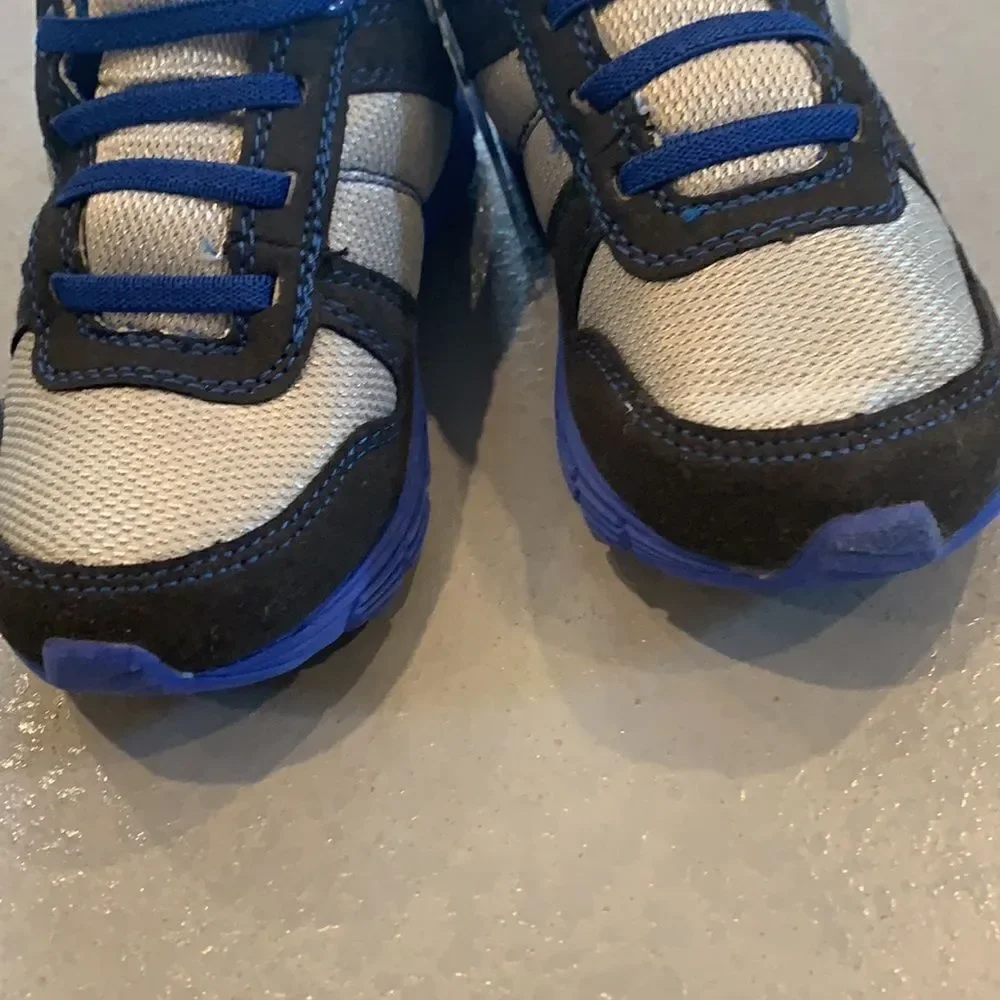 Blue sneakers
